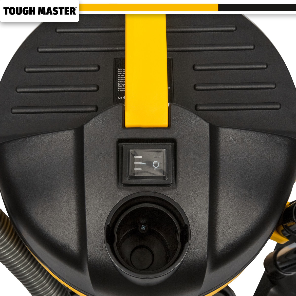 The Tough Master® TM-VC18S has a secure hose lock