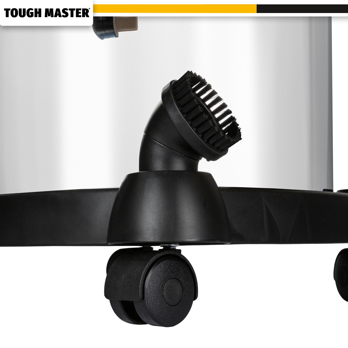 The Tough Master® TM-VC18S has handy storage for cleaning attachments.