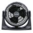 TOUGH MASTER Freestanding Desk Fan Black 8" Corded with 3 Speed Settings & Wall Mounting - 25 Watts (TM-DF8B)