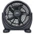 TOUGH MASTER Industrial High Velocity Floor Fan 16-inch 3 Speeds Steel 120° Head Tilt Portable