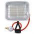 TOUGH MASTER Gas Heater 4.5 kW with Adjustable Heating 37mbar Pressure Regulator Space Warmer Heater