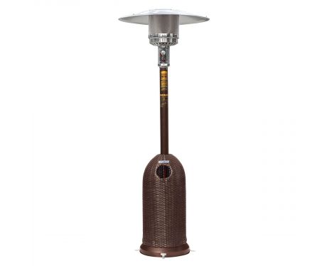 TOUGH MASTER® Patio Gas Heater Mushroom Rattan Style with Optional Patio Cover - 13000 Watts (TM-PHM13R)