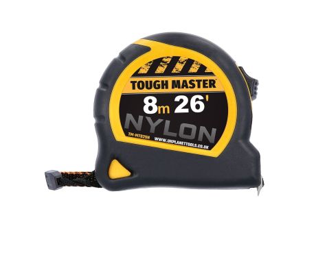 Metal Tape Measure 8m long with Class II Accuracy Magnetised Rust-Proof Hook TM-MT825N