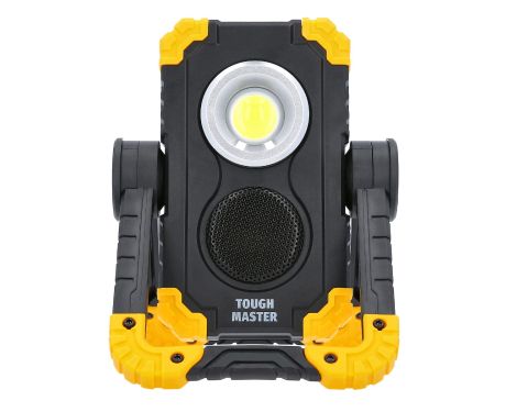 TOUGH MASTER® Rechargeable Work Light Wireless Speaker Bluetooth 5 Watt 1500 Lums (TM-WLP15S)
