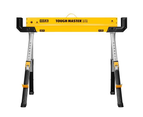 TOUGH MASTER® Ultra Saw Horse Adjustable Heavy Duty Steel Work Bench with 590kg Load Capacity - 1 Piece (TM-SH1U)