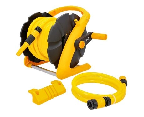 TOUGH MASTER® Hose Pipe Reel wall mounted portable has 20m hose, lightweight