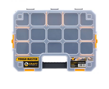 TOUGH MASTER® 17” Organizer Light Stackable / Small Parts Carry Case