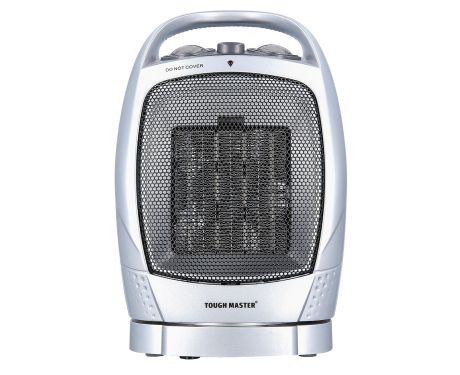 TOUGH MASTER® Mini Ceramic Fan Heater Oscillating 1500W 50 Hz| Ceramic Space Heater with thermostat | Portable