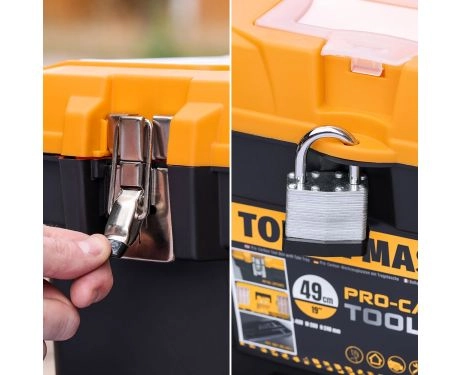 Tough Master® UPT-4006 Tool Storage Box with Tote Tray
