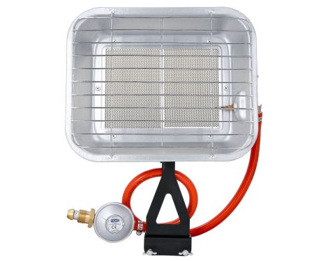 TOUGH MASTER Gas Heater 4.5 kW with Adjustable Heating 37mbar Pressure Regulator Space Warmer Heater