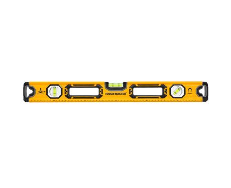 TOUGH MASTER® Magnetic Alloy Spirit Level, 600 mm 24” 3 vials (TM-SL60V)