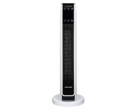 TOUGH MASTER® Ceramic Tower Fan Heater Oscillating Tower Heater Remote & Timer 2200W