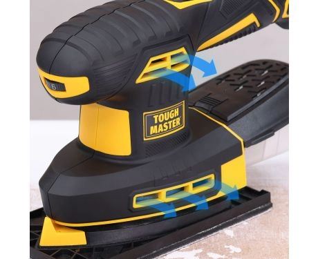TOUGH MASTER® Finishing Sander Detail Sander Multi-Sander 250W with 2 sanding sheets (TM-FS252E)
