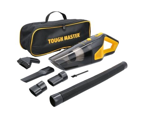 TOUGH MASTER Car Vacuum Corded Handheld Vacuum Cleaner for Home and Car Cleaning with 5 nozzles 90 Watts TM CVC105