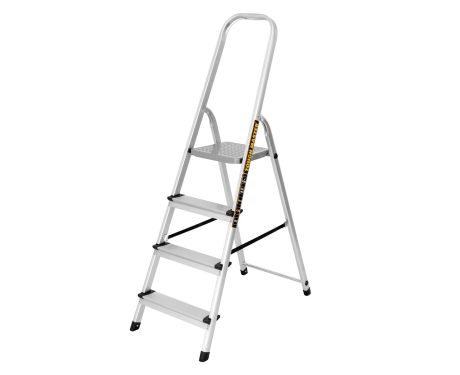 TOUGH MASTER 3 Step Ladder Folding Aluminium with 150kg Max Load, EN131 Safety Standard | ML-404X