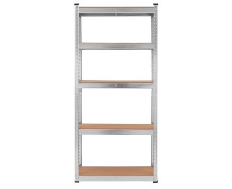 TOUGH MASTER Garage Storage Shelves Heavy Duty Galvanised Shelving Unit 70 x 30 x 150cm - 5 Tier (TM-GMS5730)