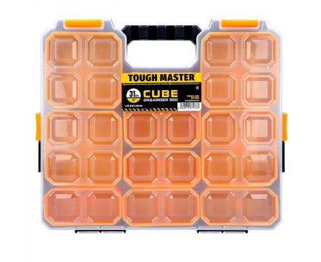 TOUGH MASTER® Small Parts Carry Case / Organizer Light Stackable 9 Compartments