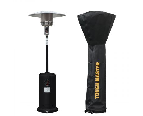 TOUGH MASTER TM-PHM13B 13kW-equivalent Gas Patio Heater With Cover And Wheels