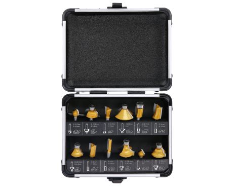 TOUGH MASTER® Router Bit Set TCT Tungsten Carbide Tipped ¼