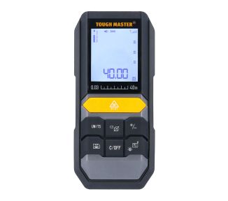 TOUGH MASTER® Laser Distance Meter Handheld Digital Laser Measure with 2 x AAA batteries - 40 metres (TM-LDM40)