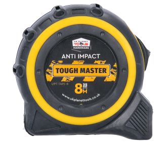 TOUGH MASTER 8m Tape Measure anti impact metric / imperial
