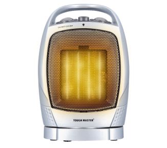 TOUGH MASTER® Mini Ceramic Fan Heater Oscillating 1500W 50 Hz| Ceramic Space Heater with thermostat | Portable