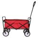 TOUGH MASTER Folding Wagon Home Garden Cart Trolley 600D Polyester in Red with 70kg Capacity (TM-FWC70)