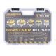 TOUGH MASTER® Forstner Router Bit Set 5 piece 15, 20, 25, 30, 35mm, 8-10mm hex shank (TM-RBF5S)