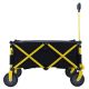 TOUGH MASTER Folding Wagon 70 kg Load Capacity, Collapsible Trolley Cart with 360° Rotating Front Wheels 7" | TM-FWC72