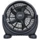 TOUGH MASTER Industrial High Velocity Floor Fan 16-inch 3 Speeds Steel 120° Head Tilt Portable