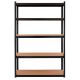 TOUGH MASTER Garage Shelving Units 5 Tier Racking Shelf Boltless Assembly 875kg Capacity 180x120x40 | TM-GMS8140B