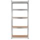 TOUGH MASTER Garage Storage Shelves Heavy Duty Galvanised Shelving Unit 70 x 30 x 150cm - 5 Tier (TM-GMS5730)