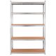 TOUGH MASTER Garage Storage Shelves Heavy Duty Galvanised Shelving Unit 180 x 120 x 40cm - 5 Tier (TM-GMS8140)