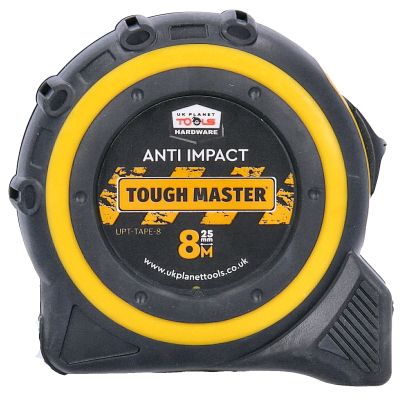 TOUGH MASTER 8m Tape Measure anti impact metric / imperial