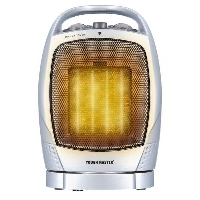 TOUGH MASTER® Mini Ceramic Fan Heater Oscillating 1500W 50 Hz| Ceramic Space Heater with thermostat | Portable