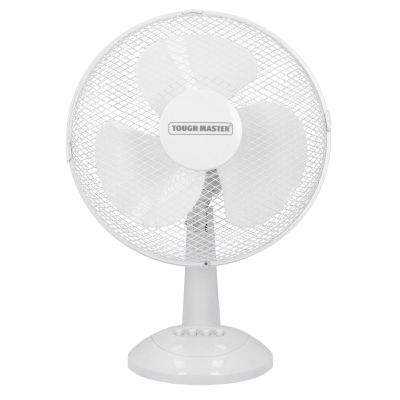 TOUGH MASTER® Desk Fan 12" Lightweight Portable Table Fan with 3 Speeds - 30 Watts (TM-DF12W)