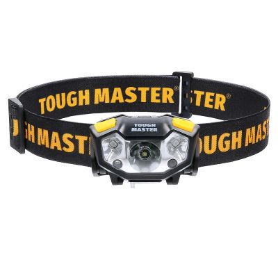 TOUGH MASTER® LED Mini Headlamp Head Torch Rechargeable Motion Sensor (TM-HMS250)