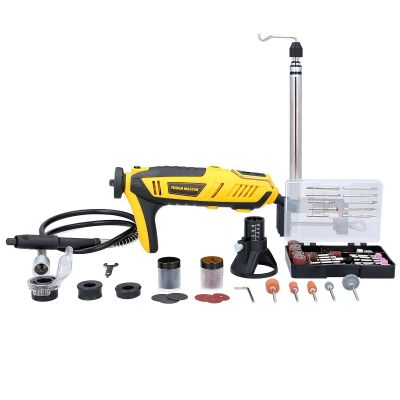 TOUGH MASTER® Rotary Tool Kit Multi Tool 127 accessories 200W (TM-RT200DE)