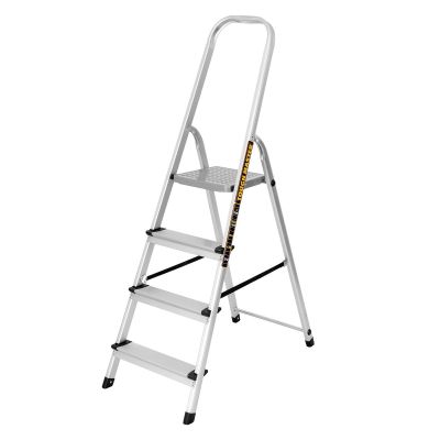 TOUGH MASTER 3 Step Ladder Folding Aluminium with 150kg Max Load, EN131 Safety Standard | ML-404X