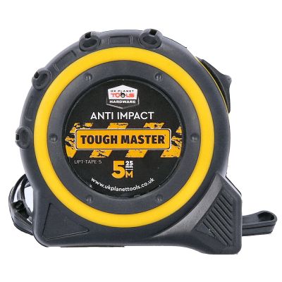 TOUGH MASTER 5m Tape Measure anti impact metric / imperial