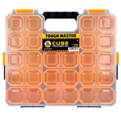 TOUGH MASTER® Small Parts Carry Case / Organizer Light Stackable 9 Compartments