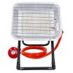 1 x Gas heater
1 x 37mbar gas regulator
1 x 150cm hose
1 x 2 hose clips Comes with